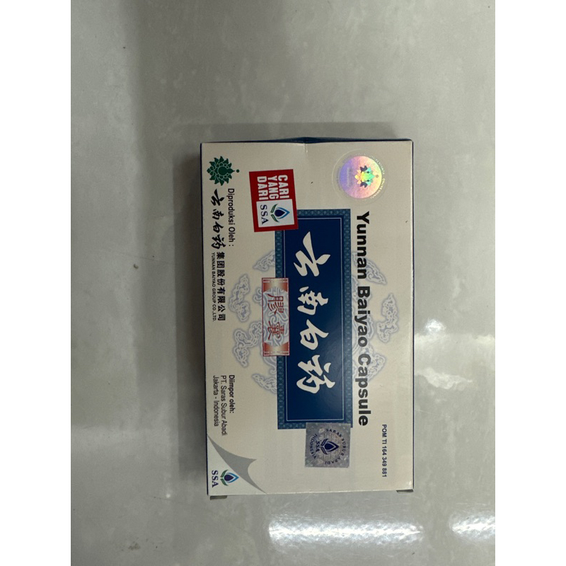 Yunnan Baiyao Kapsul Original