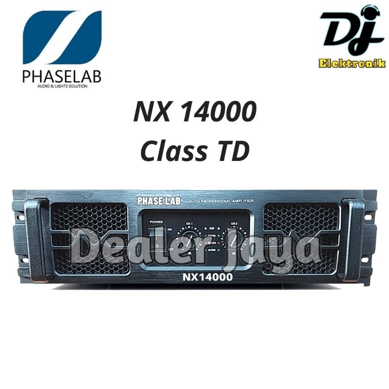 Power Ampli Phaselab / Phase Lab NX14000 / NX 14000 - 2 channel