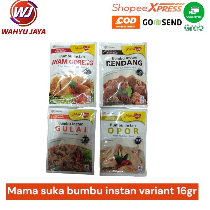 

Mama suka bumbu instan variant 16 gram