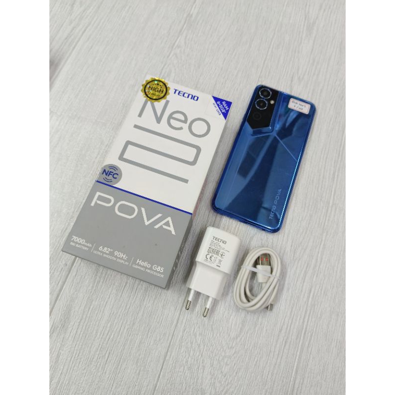 Tecno Pova Neo 2 6+5/128 Second Bekas Fullset