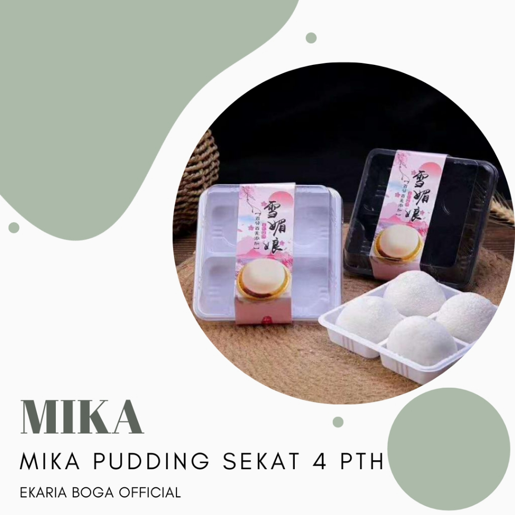 MIKA | MIKA PUDING | CAKE BOX | MIKA MOONCAKE | MIKA KUE | MIKA PUDDING SEKAT 4 PTH ISI 5