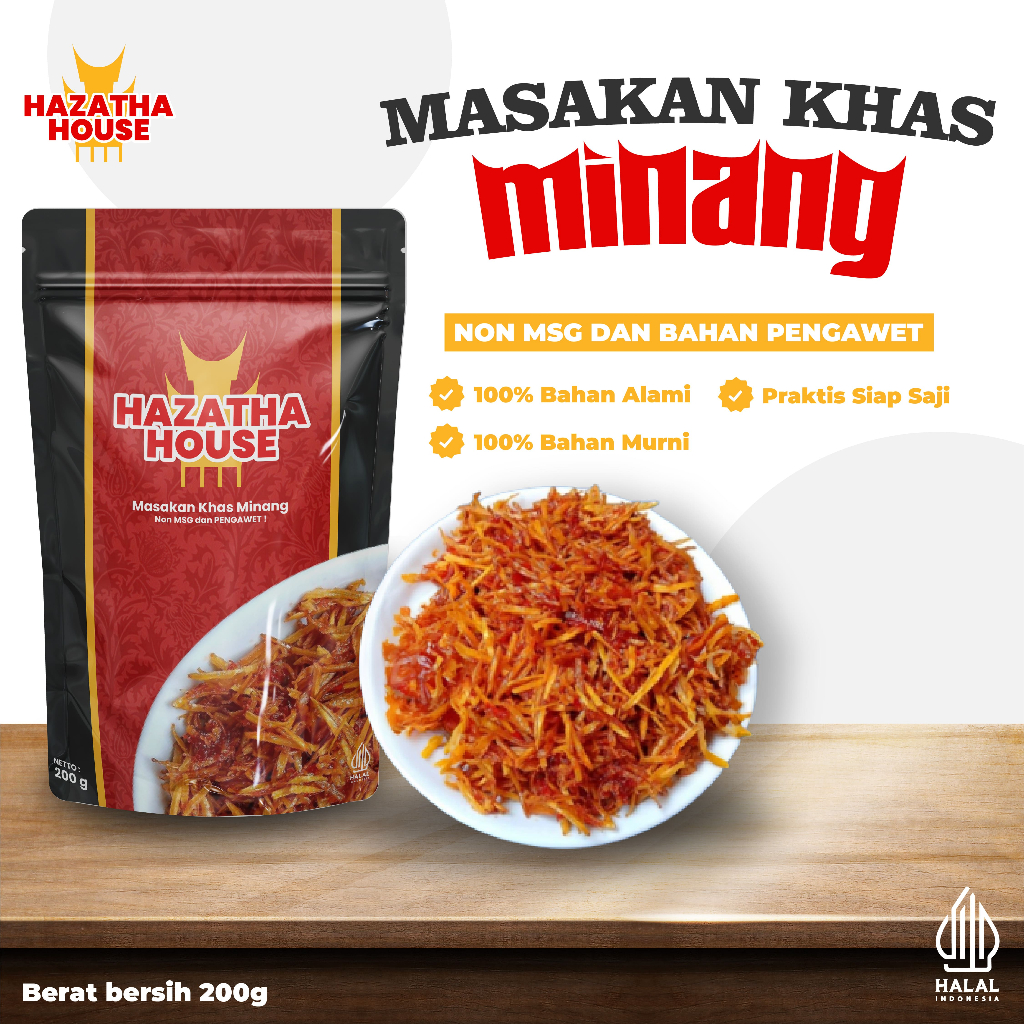 

Serundeng Ubi Hazatha - 200gr