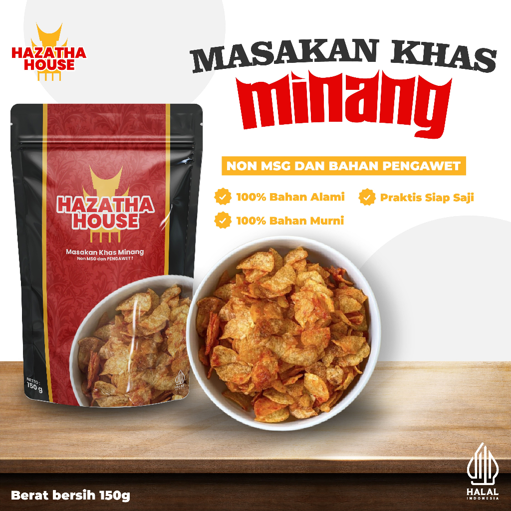 

Keripik Kentang Hazatha - 150gr