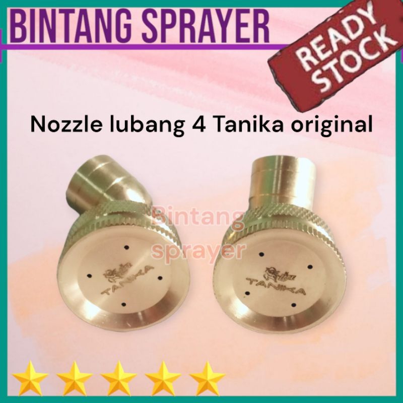 Nozzle Tanika lubang 4/spuyer tanika lubang 4/spuyer tanika original
