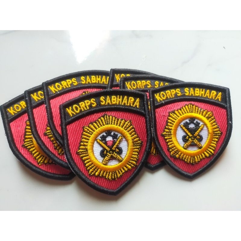 Bordir Timbul TERBAIKK KORPS SABHARA POLRI