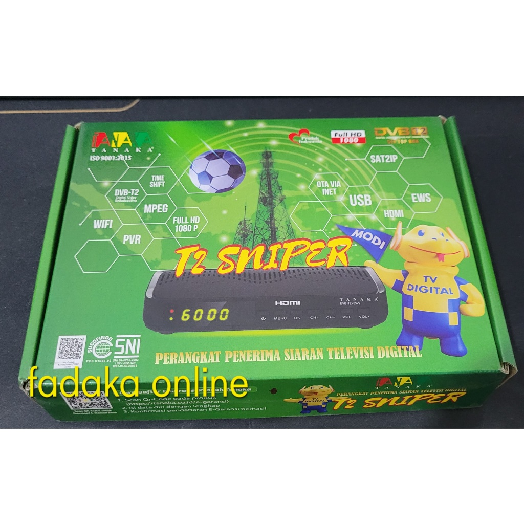 Set Top Box STB TV Digital Tanaka T2 SNIPER - DVB T2