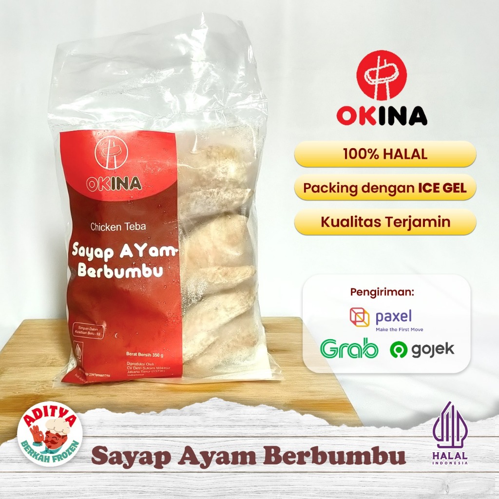 Sayap Ayam Berbumbu | Chicken Teba | By Okina Food