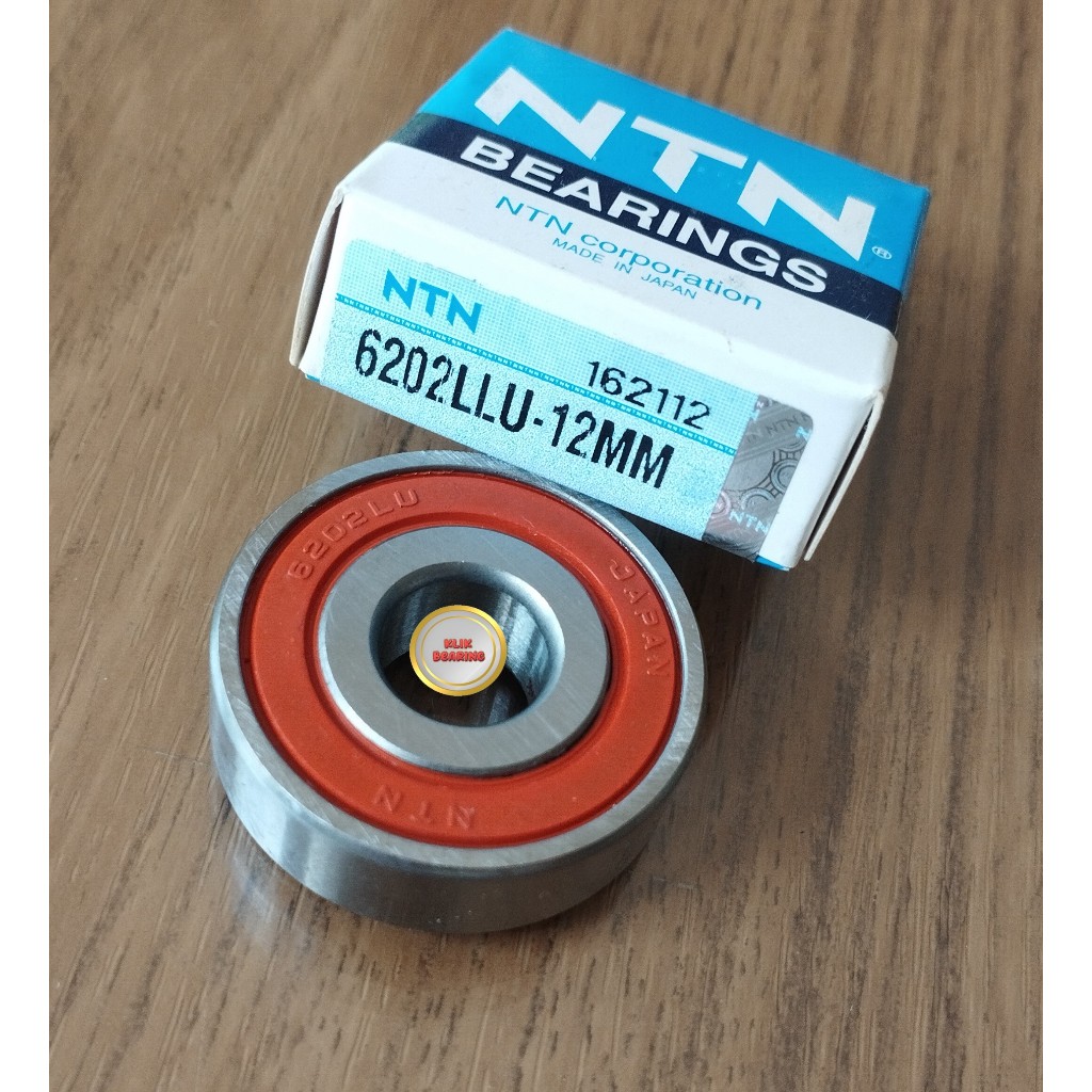 Bearing 6202 12mm NT 6202LLU-12mm Laher 6202 2RS 12mm (Special bore ID 12mm) OD 35mm, T 11mm