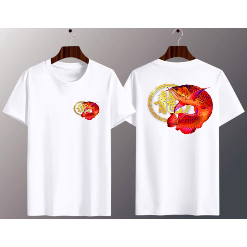 KAOS IKAN ARWANA / KAOS DISTRO / KAOS UNISEX CWE/CWO / KAOS IKAN