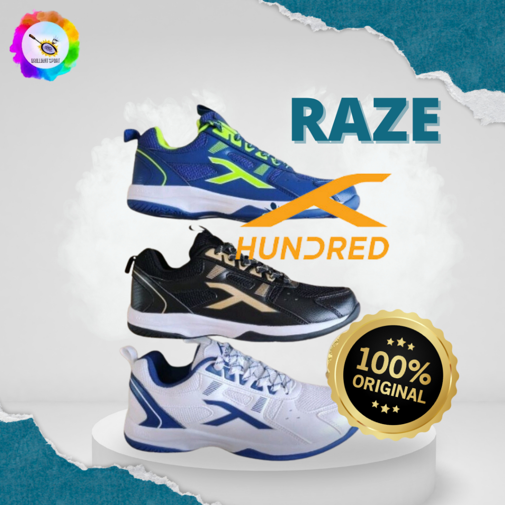 SEPATU BADMINTON HUNDRED RAZE HNDRD RAZE ORIGINAL