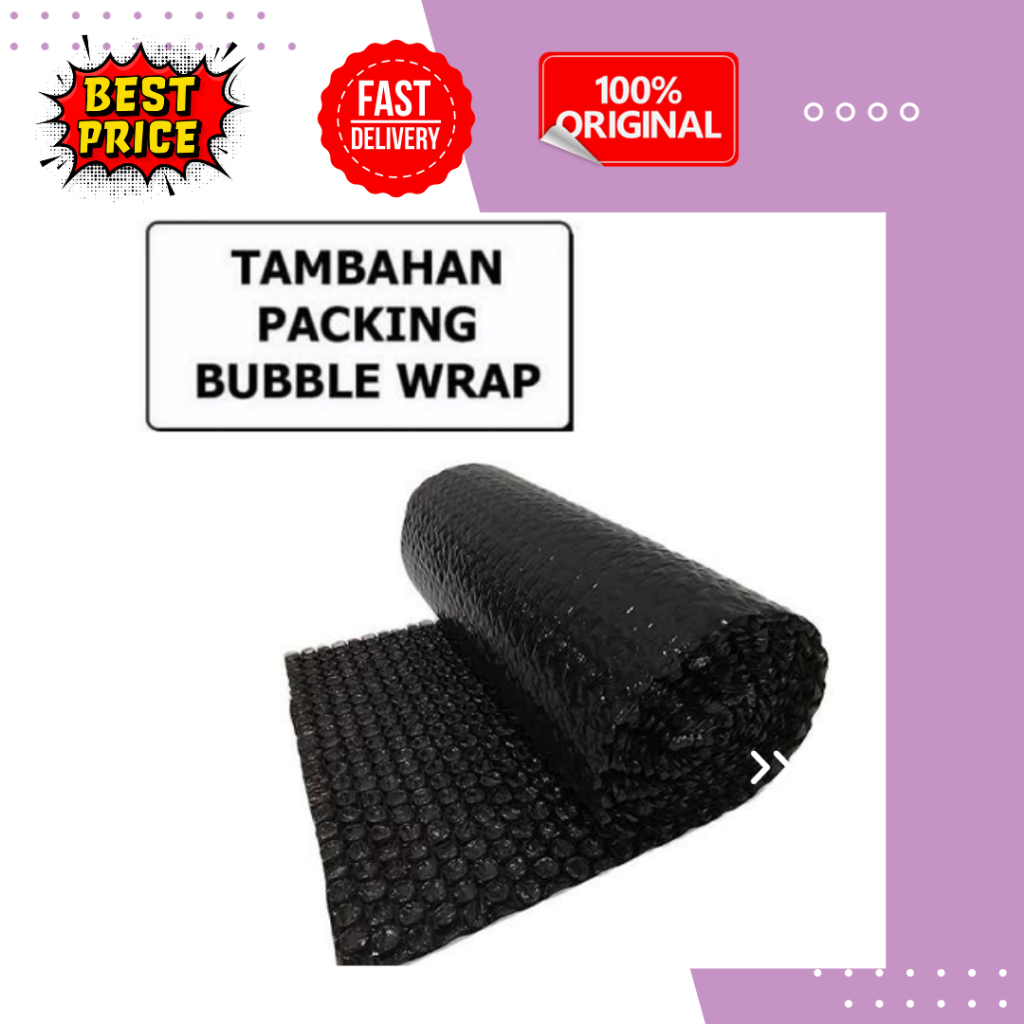 

Bubble wrap tambahan packing