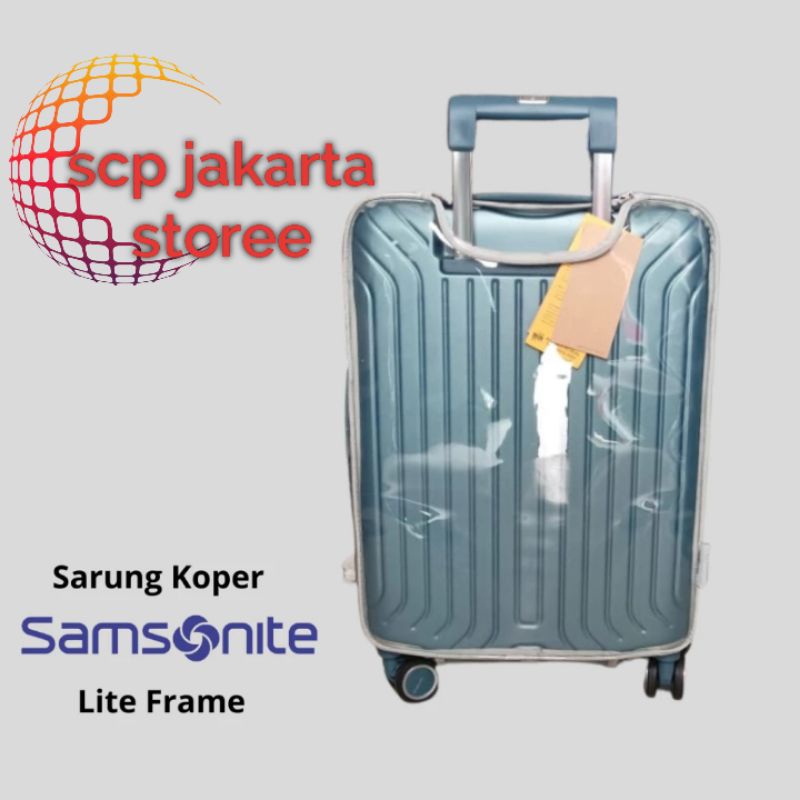 Sarung cover Luggage cover full mika spiral Samsonite