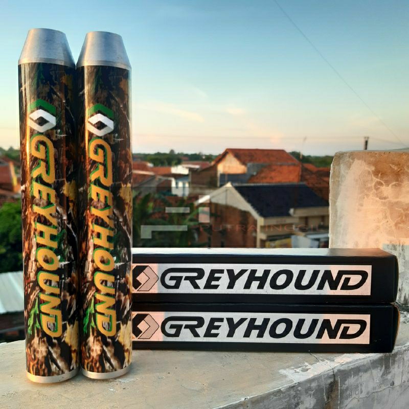 peredam silencer senyap greyhound motip camo uhklik ghe.jlug kualitas