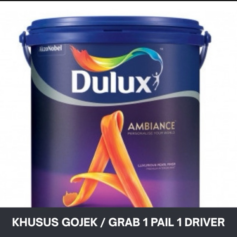 Cat Tembok Interior Dulux Ambiance 20liter Brilliant White 2290