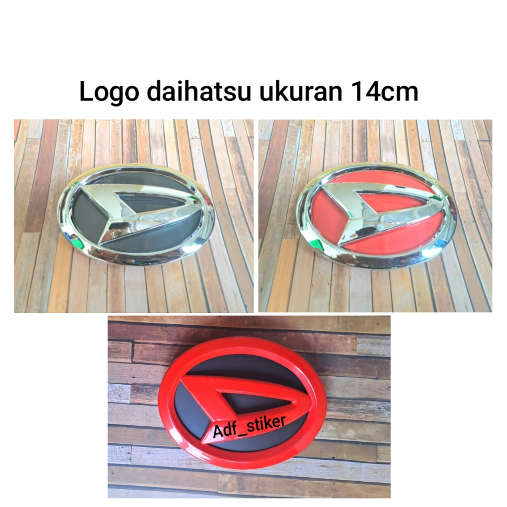 emblem Logo depan daihatsu allnew xenia 2012-2015 / Logo + breket daihatsu xenia / daihatsu all new 
