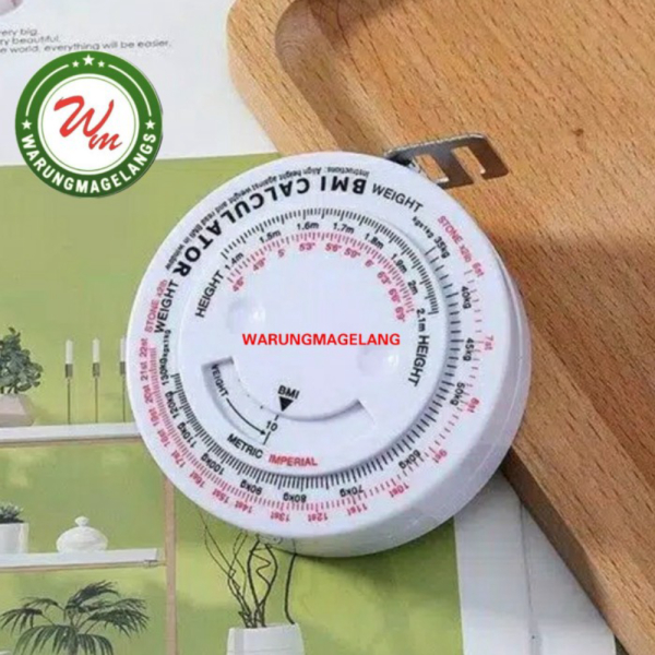 

BMI Body Mass Index Retractable Tape 150cm Measure Calculator Diet Wei Diskon