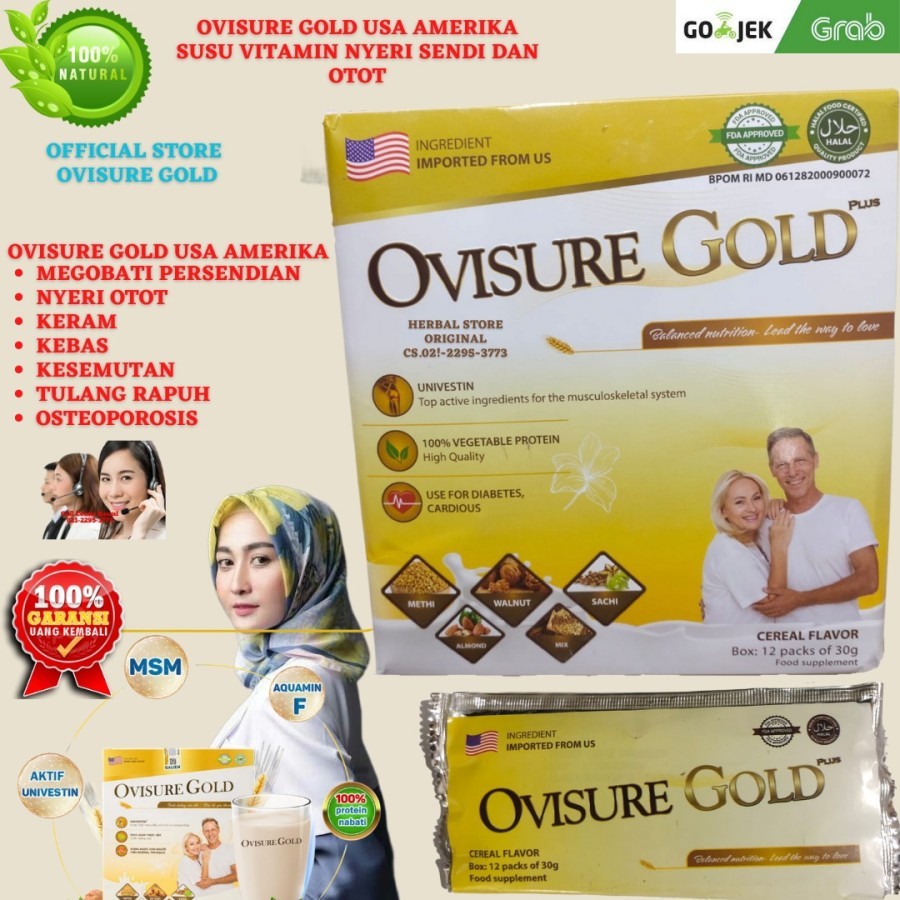 

2 Box Ovisure Gold Milk Susu Obat Tulang Dan Sendi Yg Sehat