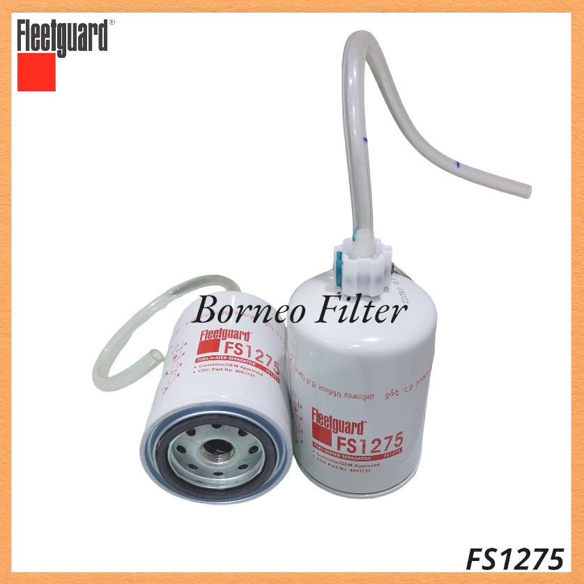 FS1275 Fleetguard Genuine Fuel Filter Water Separator BF7981 4093731 P502913 3890206 332Y3163 149288