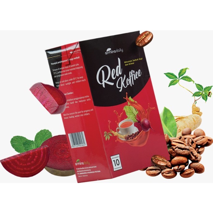 

Red Koffiee/Koffie Herbal 1 box isi 10 sachet/kopi kesehatan