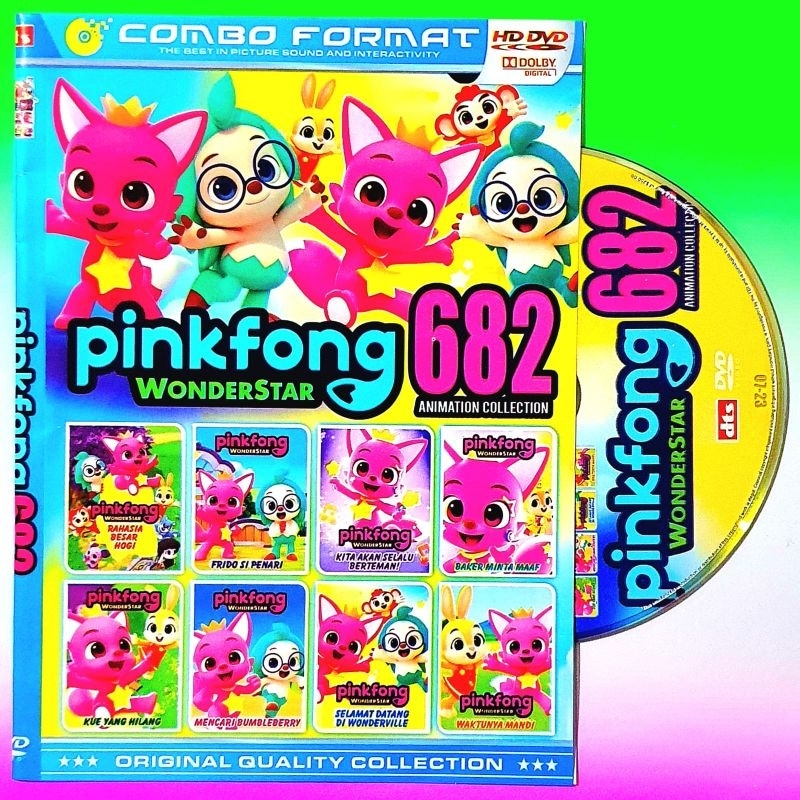 KASET DVD PINKFONG BAHASA INDONESIA-PINKFONG BABY SHARK-PINK FONG BABY SHARK-LAGU ANAK ANAK BAHASA I