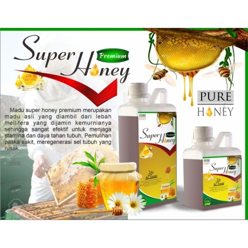 

Madu Asli Super Honey premium Lebah Melifera
