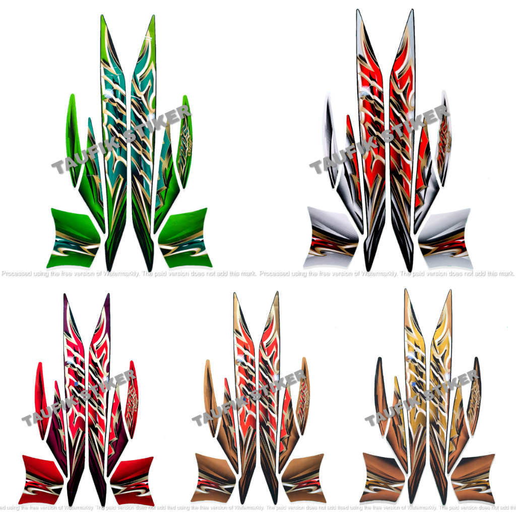 STRIPING LIS BODY MOTOR YAMAHA MIO SOUL 2010 SEPASANG STANDAR FULL SET