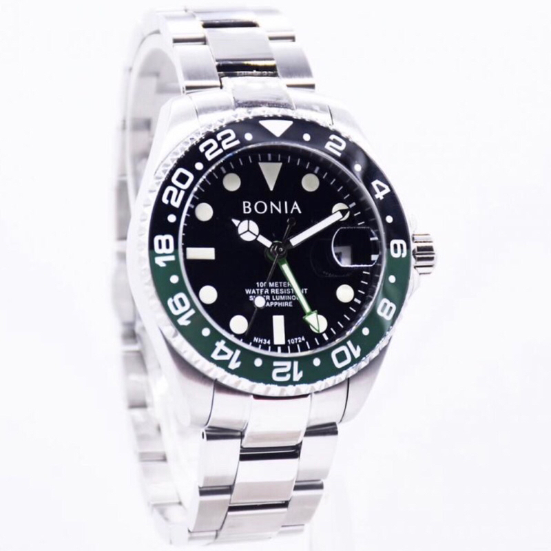 Jam tangan Bonia BNB10724-1336LE Automatic GMT original
