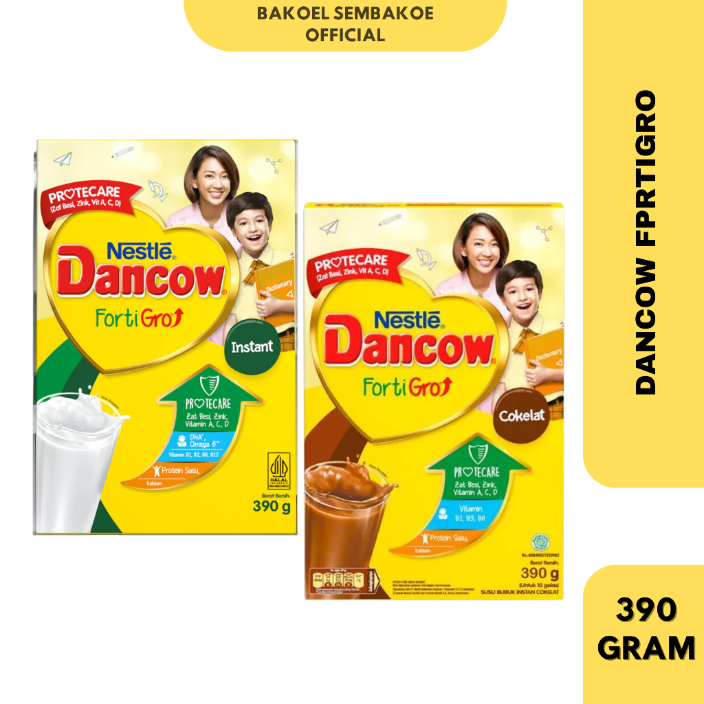 

DANCOW FORTIGROW COKLAT DAN INSTAN 400gr