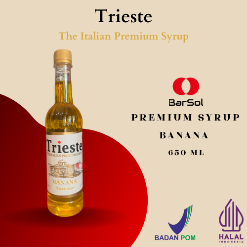 

Trieste Syrup Banana 650 Ml - Barsol Indonesia