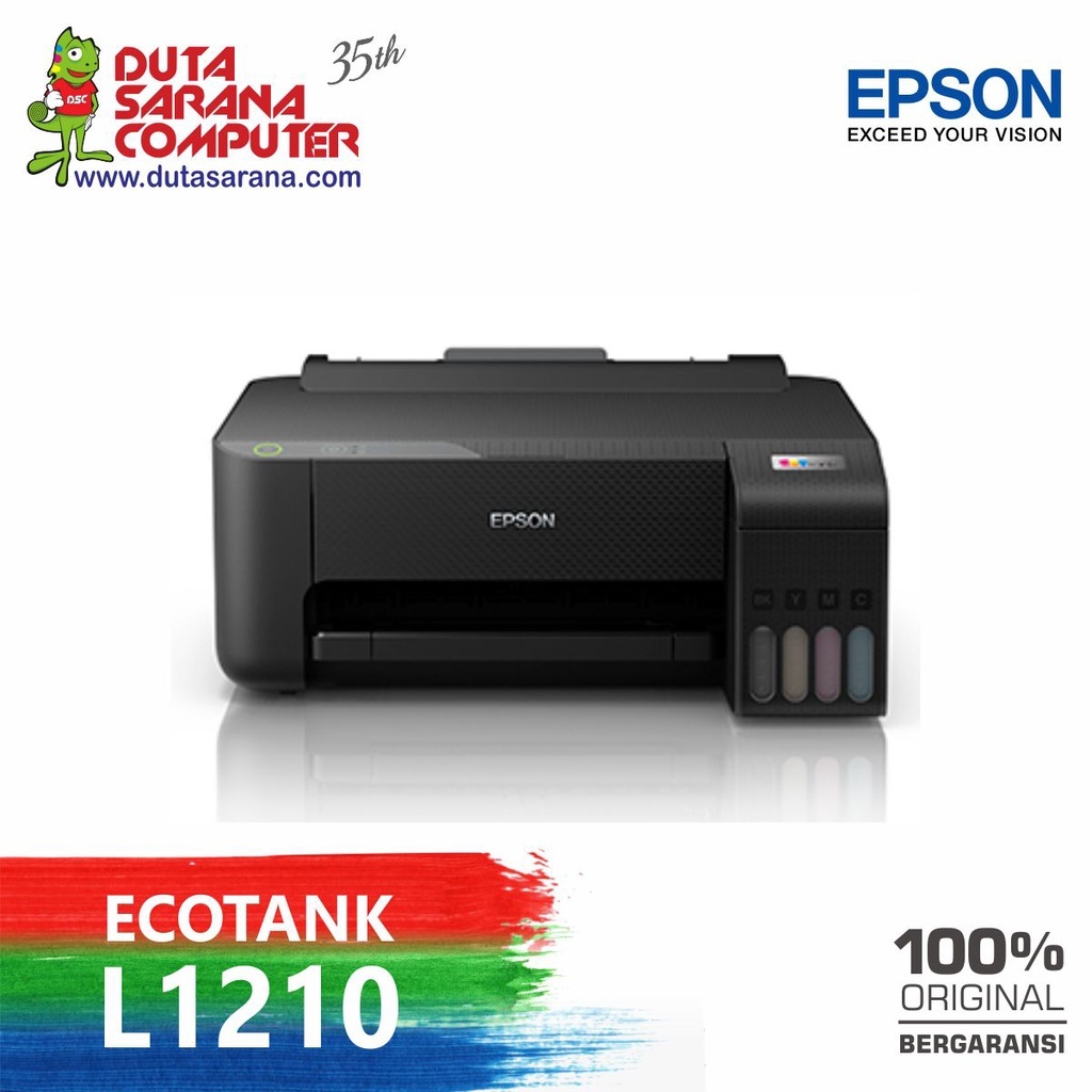Printer Epson EcoTank L 1210 L-1210 L1210 Pengganti Epson L1110 PRINT ONLY Printer Epson A4 Printer 