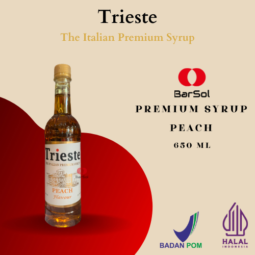 

Trieste Syrup Peach 650 Ml - Barsol Indonesia