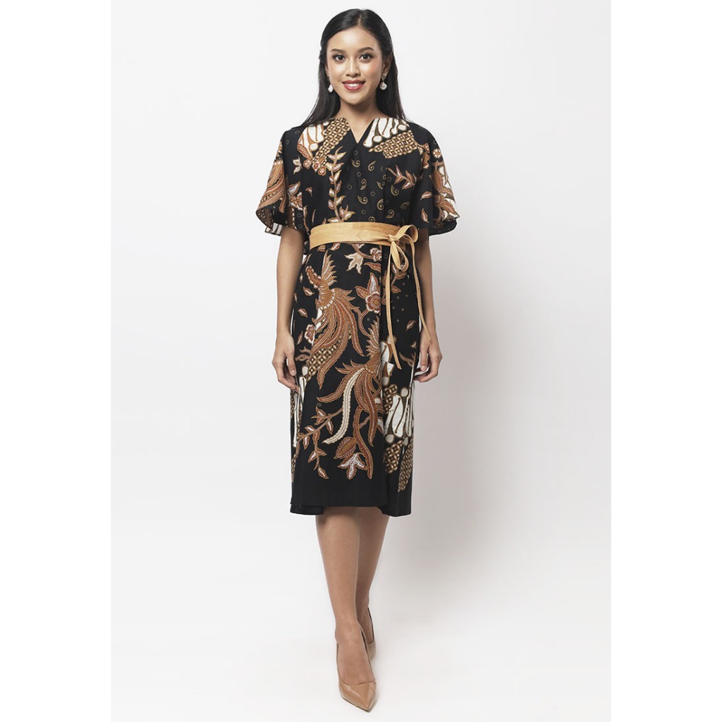 Batik Solo Caya Ladies Sana Dress- M3