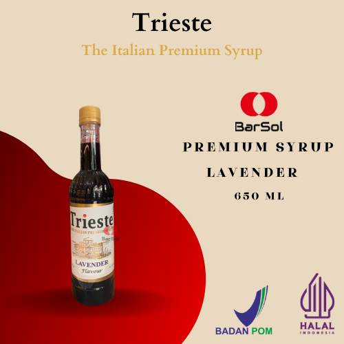 

Trieste Syrup Lavender 650 Ml - Barsol Indonesia