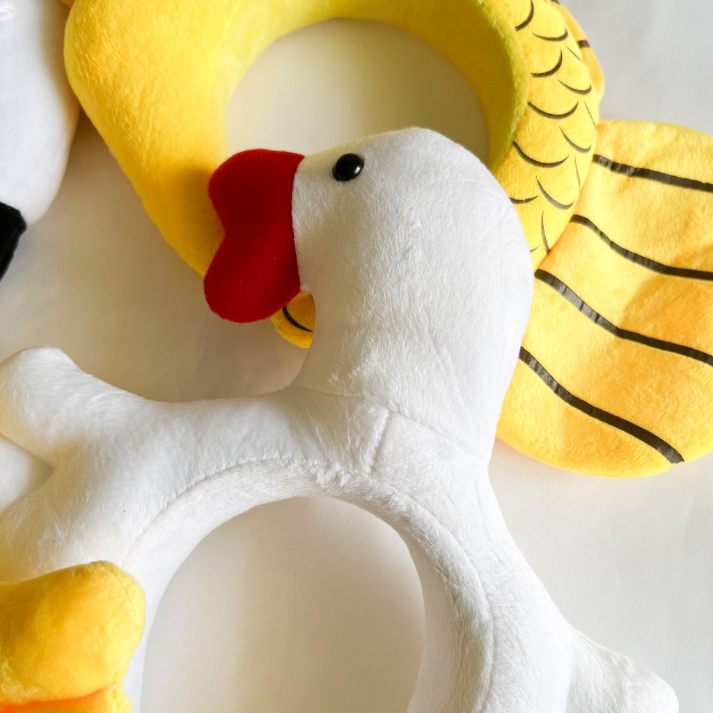 YZ6 Bando Taiyaki Kue Ikan Baby Shark Hiu Bebek Headband Bandana Lucu Unik