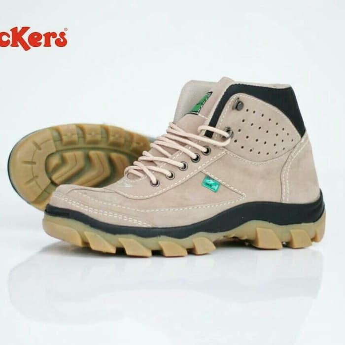 Sepatu Boot Kickers Brembo Suede Pria Safety Gunung Outdoor