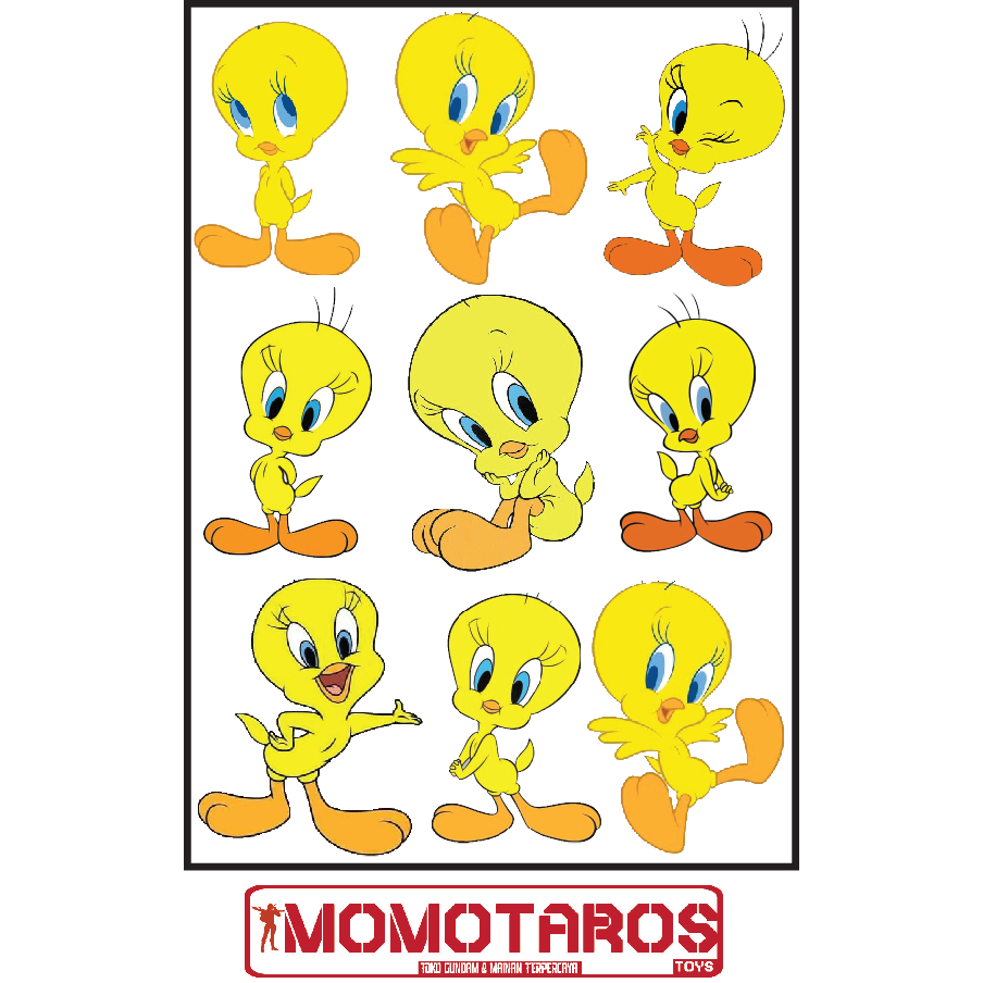 

Sticker murah antiair transparan Tweety solo 1 pc
