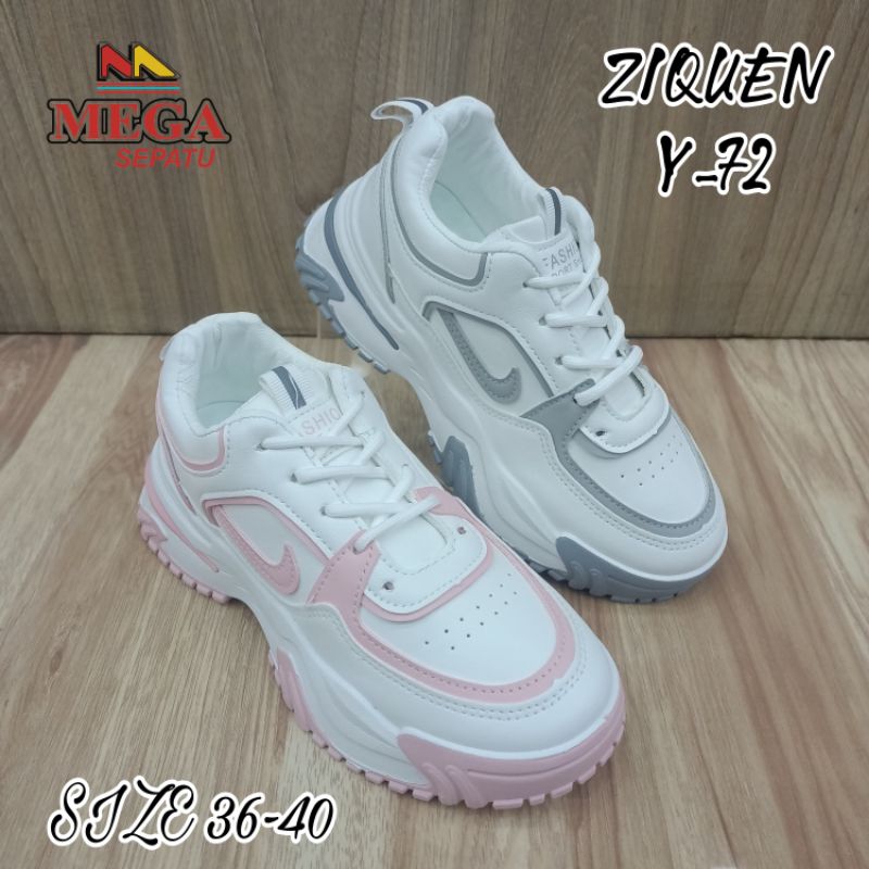 TERBARU SEPATU SNEAKERS CEWEK MEREK ZIQUEN Y-72