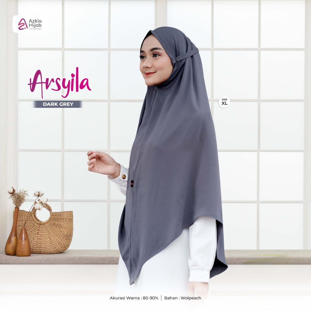 Azkia Hijab - Hijab Tali Arsyila (Size XL)