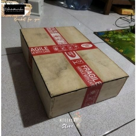 Packing Kayu Box Mahar Custom