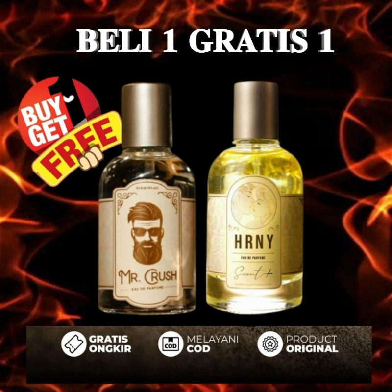 PARFUME MR.CRUSH + HRNY PARFUME PEMIKAT WANITA ORIGINAL EDP 35ML