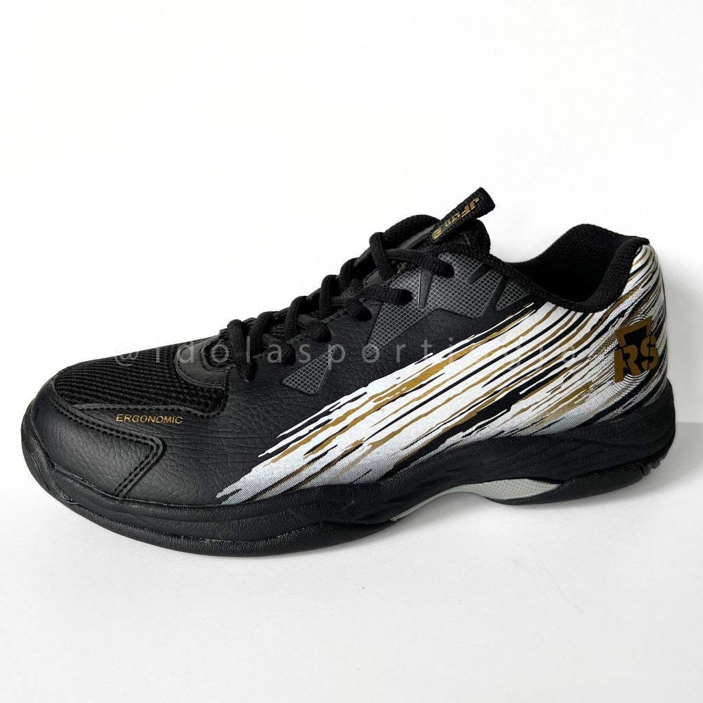 Reinforce Speed RS JF LTD 02 Black/White Sepatu Badminton