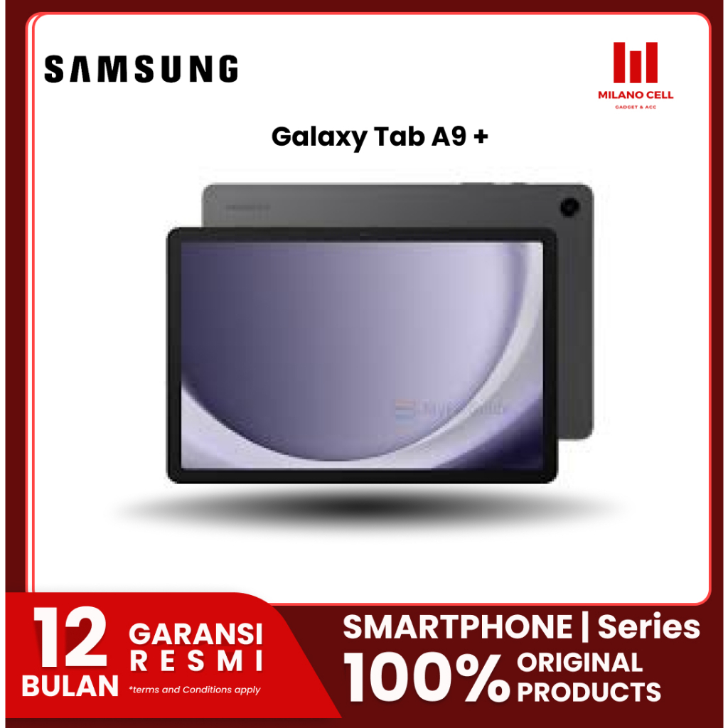 Samsung Galaxy Tab A9 & A9 Plus 4/64GB & 8/128GB Qualcomm Snapdragon 695 Garansi Resmi Indonesia