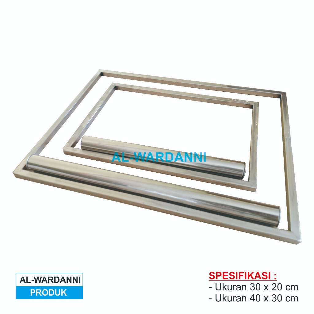 Bingkai Perata Adonan Kue Kering ketebalan 1cm gratis cetakan kue kering