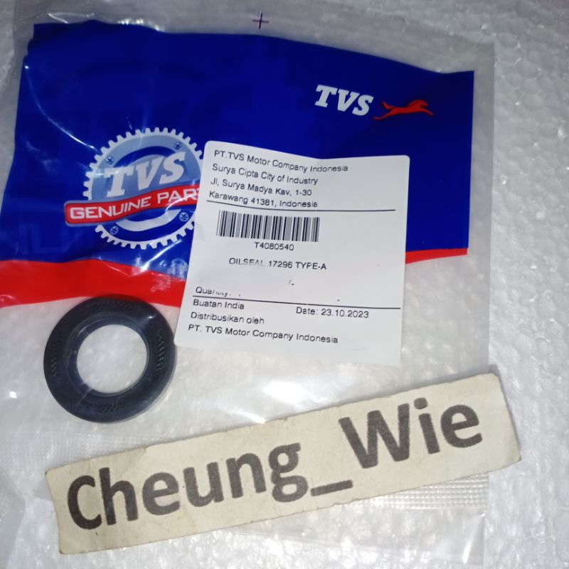 T4080540 oil seal Gear gir depan TVS Neo 110 ori TVS