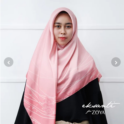 ZOYA KERUDUNG HIJAB SEGI EMPAT MOTIF JUMBO NANDINI SCARF
