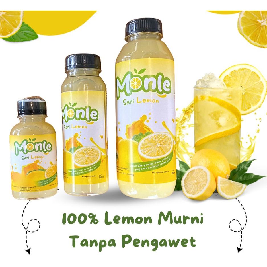 

Monle Sari Lemon Murni 100% Fresh BPOM Halal 250ml