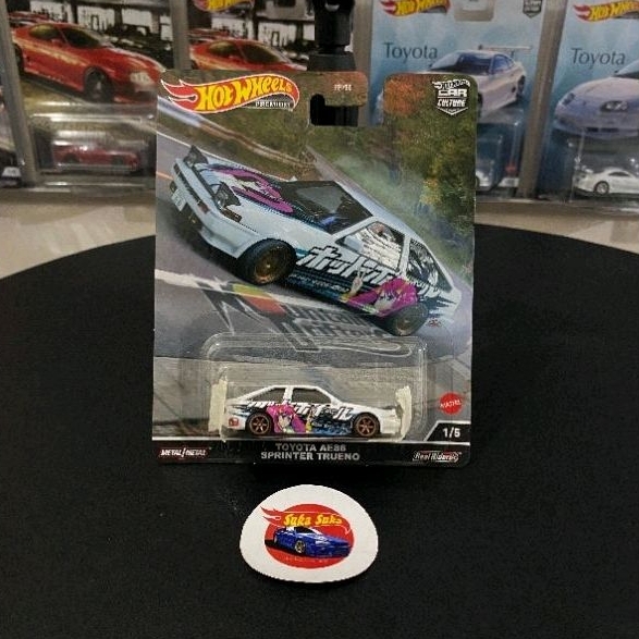 Hotwheels Toyota AE86 Sprinter Trueno Mountain drifters