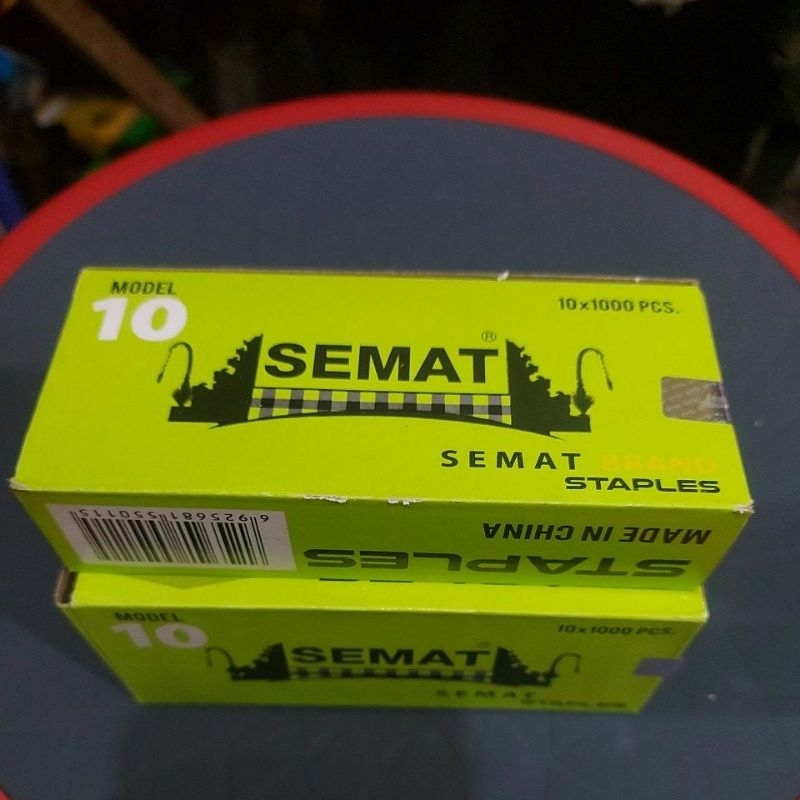 

Steples merk semat no.10 ( isi kacip)