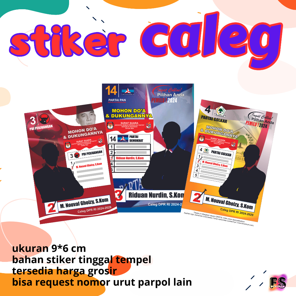

stiker caleg pemilu murah