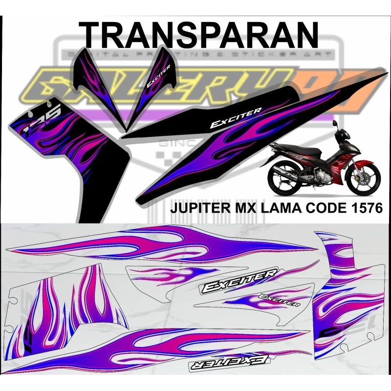 striping transparan Jupiter MX old